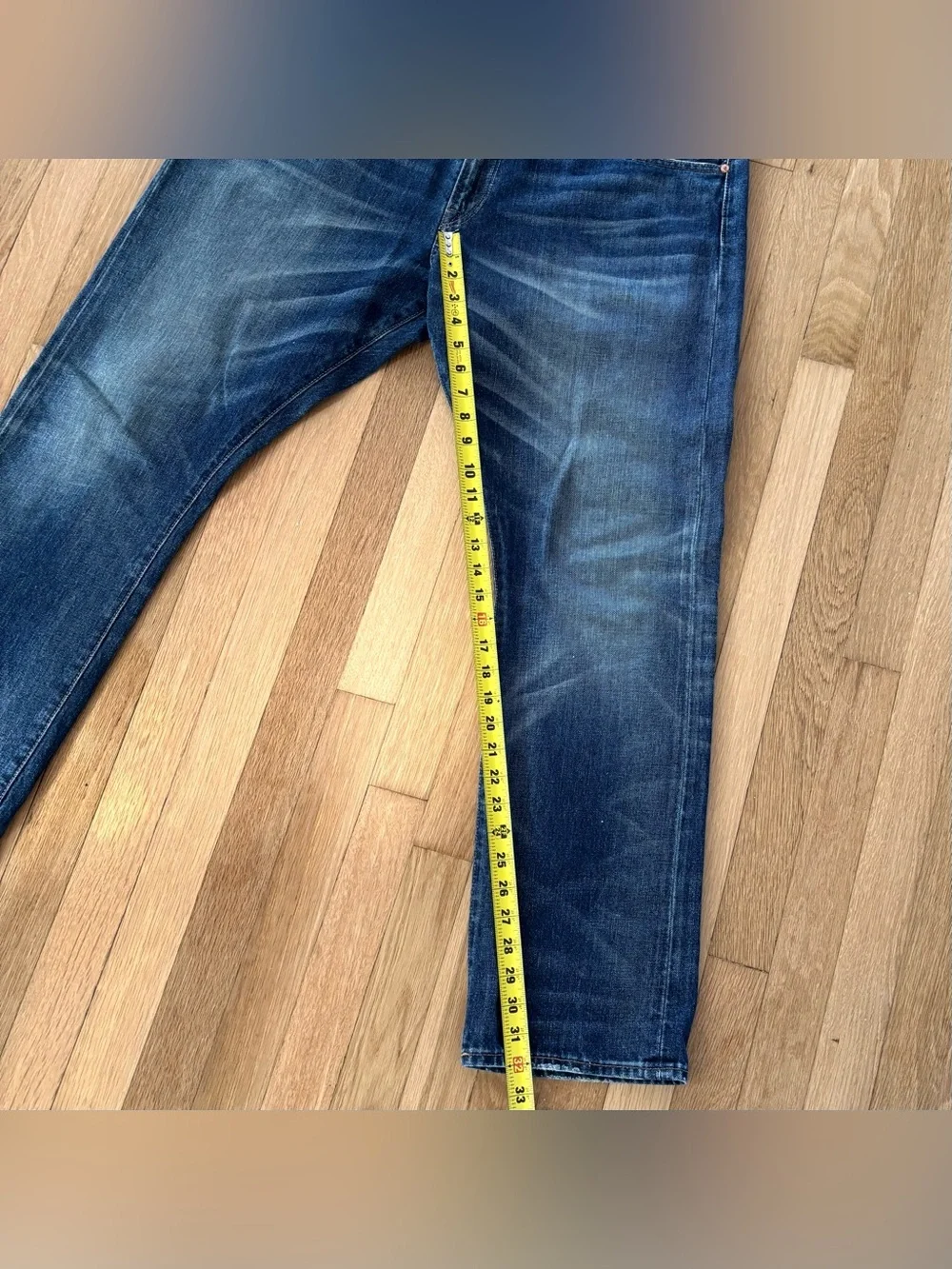 Vintage Polo Ralph Lauren Stratford Jeans Mens 38x30 Faded Distressed Denim Vtg